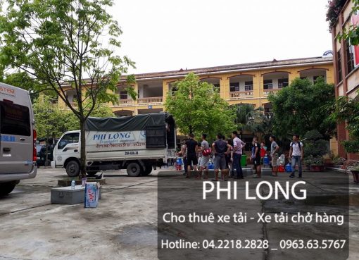 Dịch vụ cho thuê xe tải chuyển nhà giá rẻ Phi Long tại phố Lê Hồng Phong