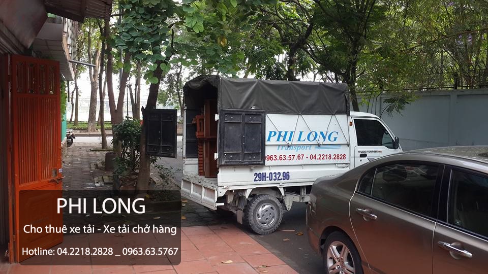 Dịch vụ taxi tải chuyển nhà Phi Long tại phố Ao Sen
