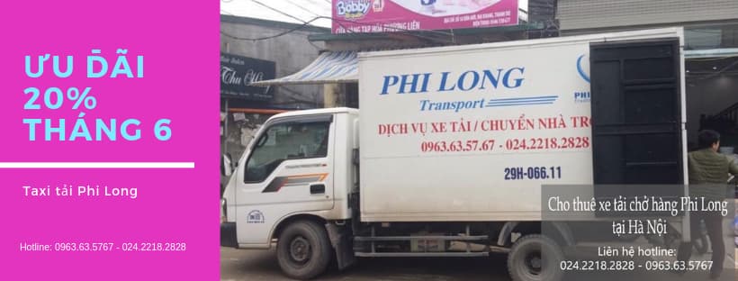 Dịch vụ xe tải tại đường Nghi Tàm 2019
