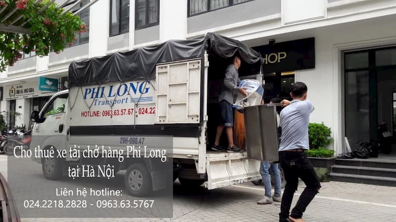 Dịch vụ xe tải tại phố Lê Văn Hiến 2019