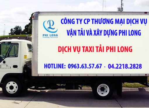 Công ty taxi tải trọn gói Phi Long tại phố Đào Cam Mộc