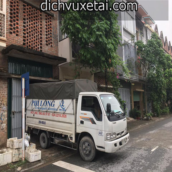 dịch vụ xe tải tại chung cư homeland Long Biên